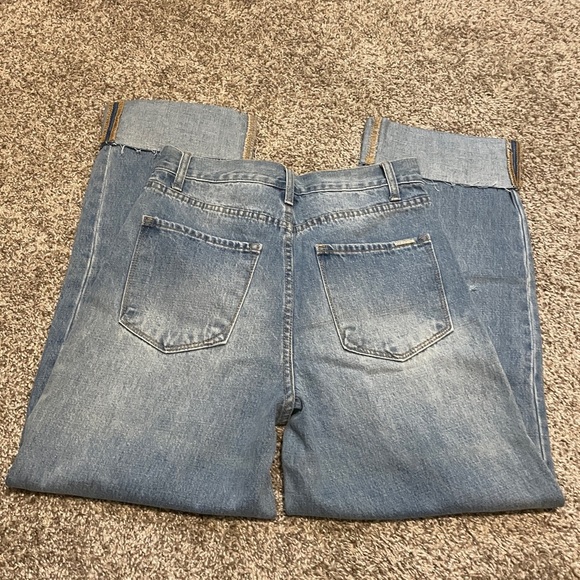 Insane Gene | Asymmetrical Button High-Waisted Distressed Jeans | 5/26 NWT - Picture 7 of 9